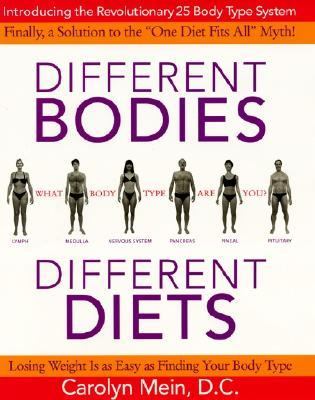 Different Bodies, Different Diets: Introducing the Revolutionary 25 Body Type System - Carolyn L. Mein - Hardcover - 1ST