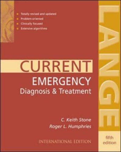 Current Emergency Diagnosis and Treatment