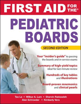 First Aid for the Pediatric Boards, Second Edition (FIRST AID Specialty Boards)