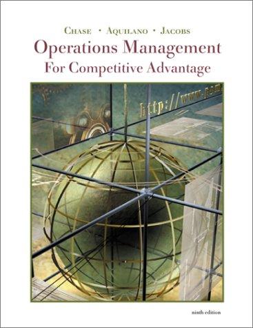 Operations Management for Competitive Advantage