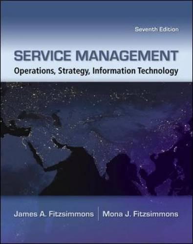 Service Management: Operations, Strategy, Information Technology