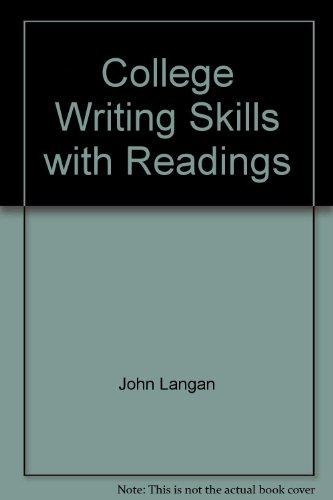 College Writing Skills with Readings