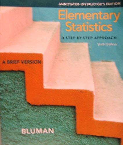 Elementary Statistics: A Brief Version