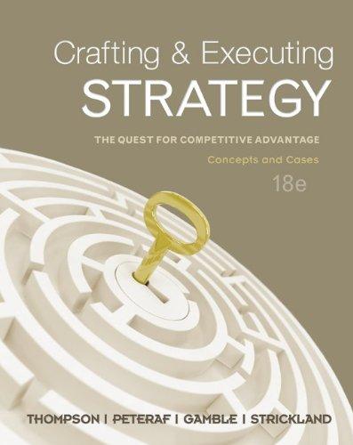 Crafting & Executing Strategy: Concepts & Cases with BSG/Glo-Bus