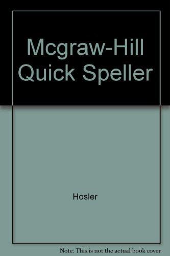 The Mcgraw-Hill Quick Speller, Student Text