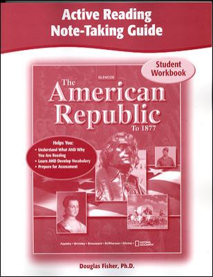 American Republic to 1877, Active Reading Note-taking Guide