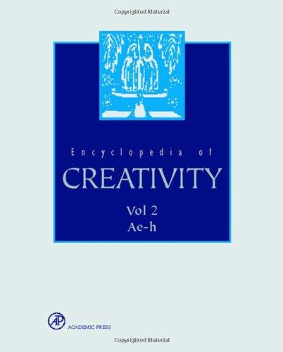 RUNCO ET AL ENCYCLOPEDIA OF CREATIVITY VOL 2