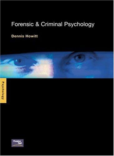 Forensic and Criminal Psychology