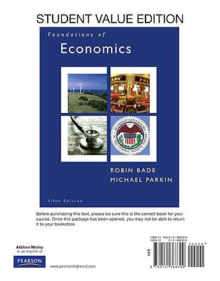 Student Value Edition for Foundations of Economics Upgrade