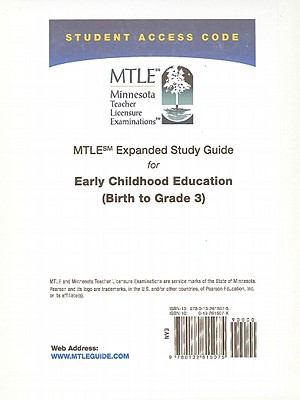 Access Code Card for the Minnesota Early Childhood Education Study Guide