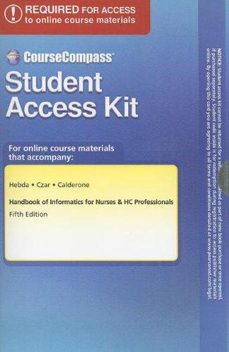 Course Compass Student Access Code Card for Handbook of Informatics for Nurses & HC Professionals