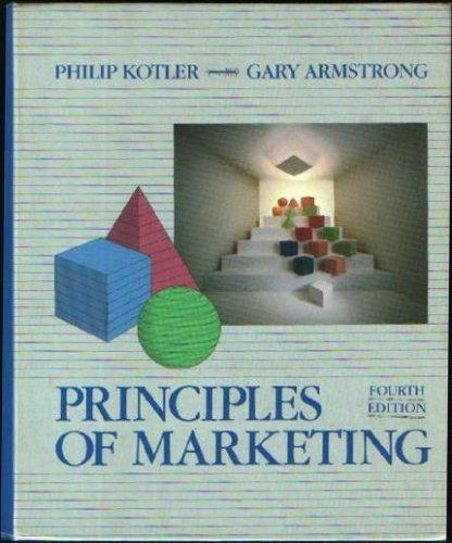 Principles Marketing (The Prentice Hall series in marketing)