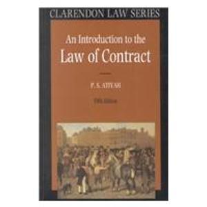 An Introduction to the Law of Contract (Clarendon Law Series)