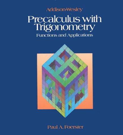 Precalculus With Trigonometry