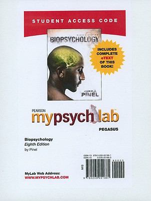 MyPsychLab Pegasus with Pearson eText Access Code Card for Biopsychology (Standalone) (8th Edition)