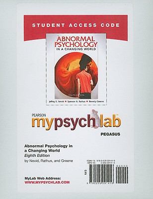 Abnormal Psychology in a Changing World