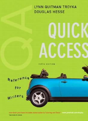 Quick Access: Reference for Writers with Access Code