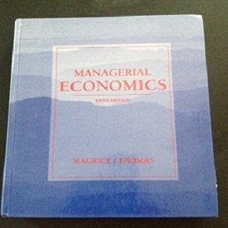 Managerial Economics (The Irwin Series in Economics)