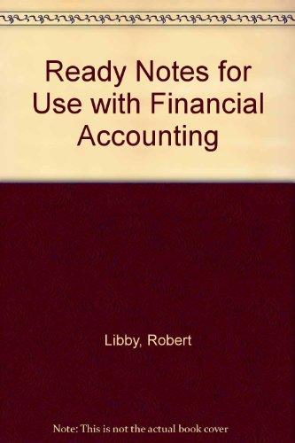 Ready Notes for Use With Financial Accounting