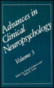 Advances in Clinical Neuropsychology: Volume 3