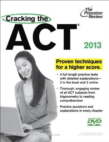 Cracking the ACT with DVD, 2013 Edition (College Test Preparation)