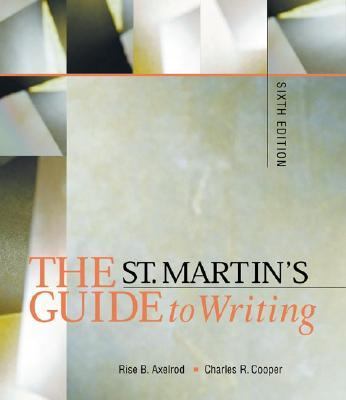 st martins guide to writing st martins guide to writing
