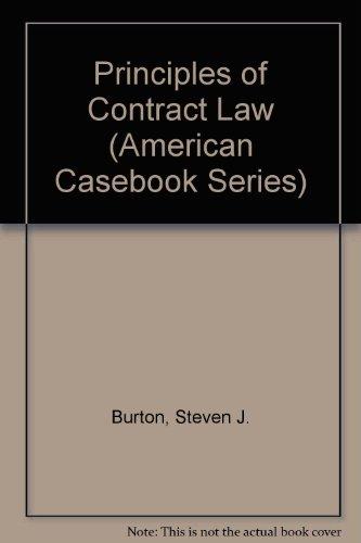 Principles of Contract Law (American Casebook Series)