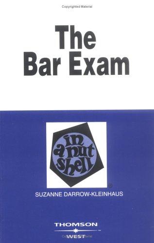 The Bar Exam in a Nutshell (Nutshell Series)