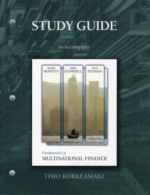 Study Guide for Fundamentals of Multinational Finance