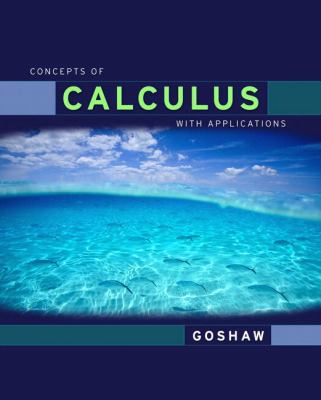Concepts of Calculus with Applications, Updated Edition