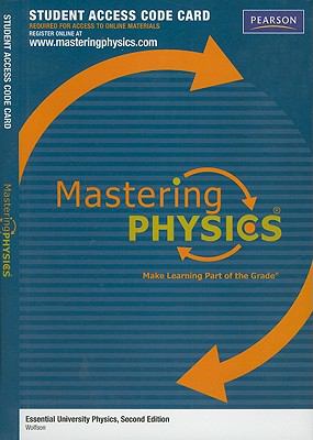 MasteringPhysics Student Access Code Card for Essential University Physics