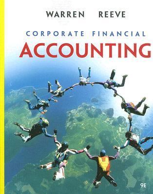 Corporate Financial Accounting 