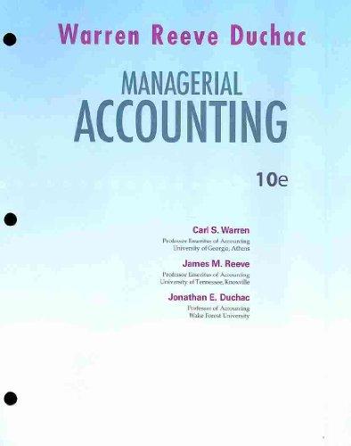 Managerial Accounting