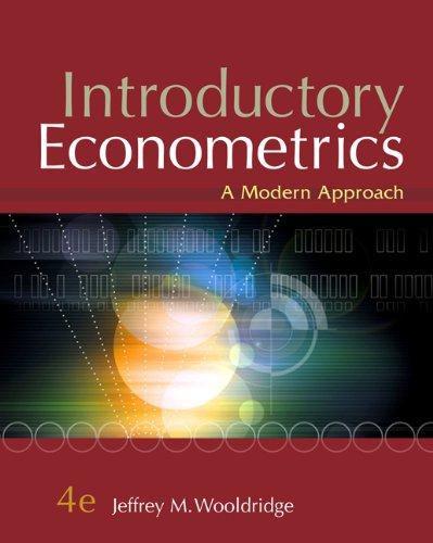 Introductory Econometrics: A Modern Approach (Book Only)