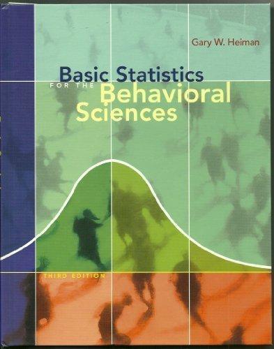 Basic Statistics for Behavioral Science