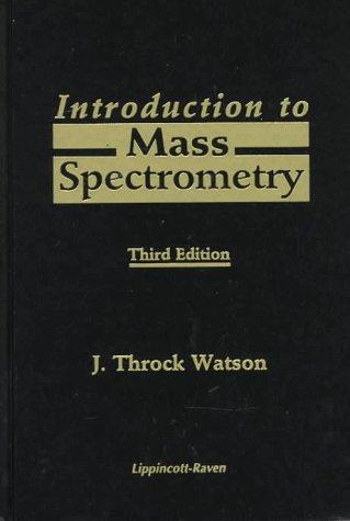 Introduction to Mass Spectrometry (Books)