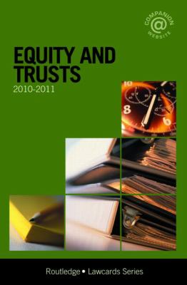 Equity and Trusts Lawcards 2010-2011 (Law Cards)