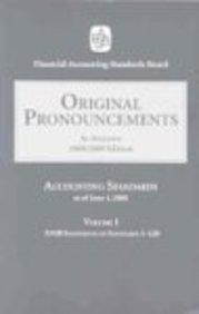 FASB Original Pronouncements 2008: Volumes 1-3 (Accounting Standards Original Pronouncements)
