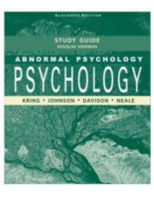 Abnormal Psychology, Study Guide