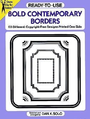 Ready-To-Use Bold Contemporary Borders