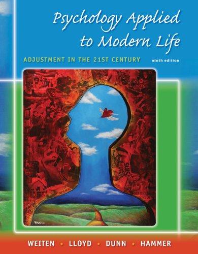 Psychology Applied to Modern Life: Adjustment in the 21st Century, Personal Explorations Workbook