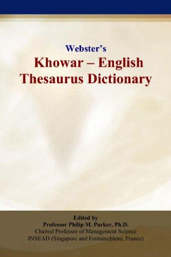 Webster's Khowar - English Thesaurus Dictionary