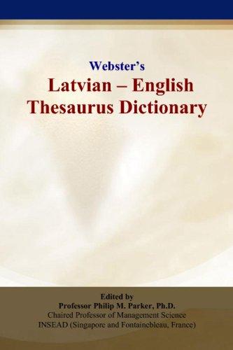 Webster's Latvian - English Thesaurus Dictionary