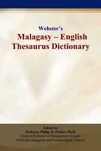 Webster's Malagasy - English Thesaurus Dictionary