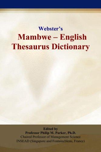 Webster's Mambwe - English Thesaurus Dictionary