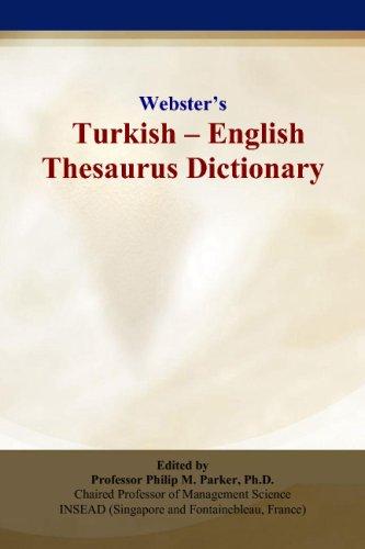 Webster's Turkish - English Thesaurus Dictionary