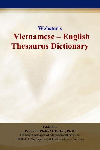 Webster's Vietnamese - English Thesaurus Dictionary