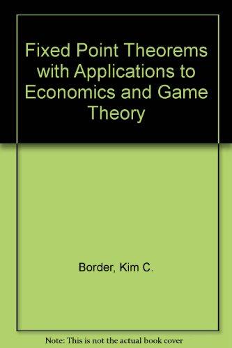 Fixed Point Theorems with Applications to Economics and Game Theory