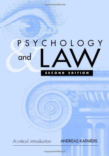 Psychology and Law: A Critical Introduction