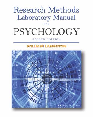 Research Methods Laboratory Manual For Psychology With Infotrac)
